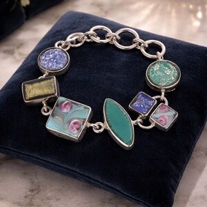 Gabriella Nanni Bracelet in 925 Silver and Glass Venice Forever Collection